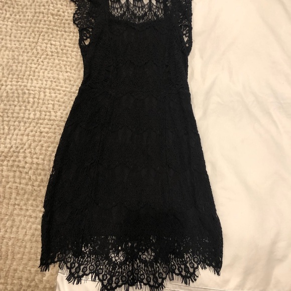 Free People: Black lace dress : XS - Picture 3 of 6
